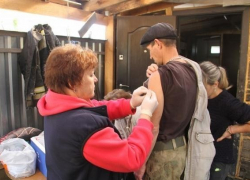 На Кубани завершилась вакцинация пострадавших от наводнения жителей