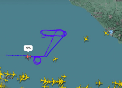 Американский самолёт второй день кружит над морем вблизи Кубани