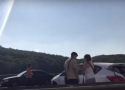 Массовая авария, устроенная жителем Кубани под Воронежом, попала на видео 