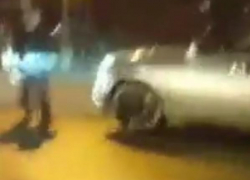 Появилось видео чудовищного наезда «Ауди» с тремя пятерками на водителя «Ховера» под Краснодаром
