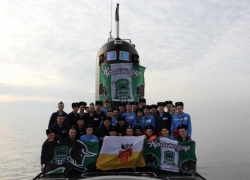 Экипаж подлодки «Краснодар» поздравил одноименный ФК с победой над «Уралом»