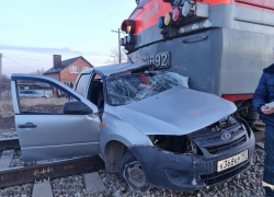 В Краснодарском крае погиб водитель «Лады» в ДТП с поездом