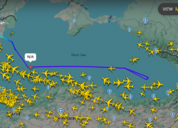 Загадочная «Артемида» пролетела над морем недалеко от Кубани