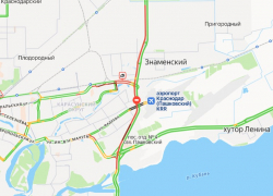 Водители застряли в гигантской пробке на Восточном обходе Краснодара 