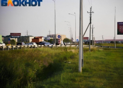 Затор парализовал движение на трассе М-4 «Дон» на Кубани