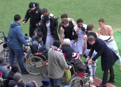 «Краснодар» порадовал болельщиков «Мордовии» в инвалидных колясках