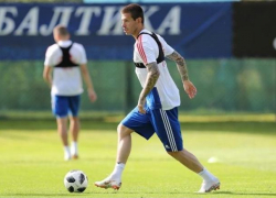 Из-за травмы колена футболист «Краснодара» Смолов пропускает тренировки к ЧМ-2018