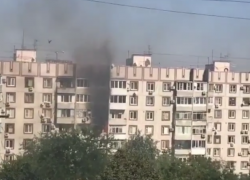 В Краснодаре сгорела квартира на 6-ом этаже 9-этажного дома