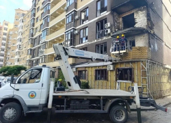 Режим ЧС ввели в границах многоэтажки в Краснодаре после прилёта обломков БПЛА