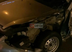 В Сочи произошла авария с участием автомобиля Росгвардии