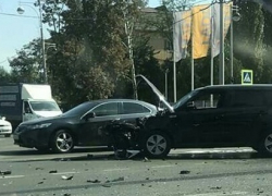 В Краснодаре из-за массового ДТП образовалась пробка