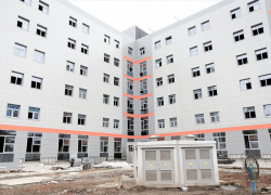 Строительство лечебно-диагностического корпуса детской краевой больницы в Краснодаре находится на завершающей стадии 