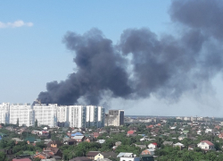 Пожар в краснодарском ТД «Северяне» локализовали