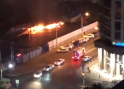 На Сенном рынке в Краснодаре произошел пожар 