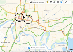 Пять баллов: три аварии парализовали Краснодар