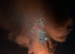 Гараж с фейерверками взлетел на воздух в Краснодаре из-за пожара