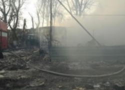 При тушении свалки в Динском районе были обнаружены 4 сгоревших мужчин