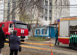 В Краснодаре из-за пожара остановилось движение трамваев 