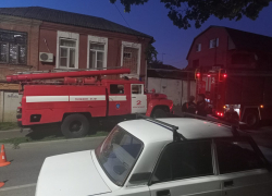 В Краснодаре на улице Фрунзе 14 июля произошел пожар