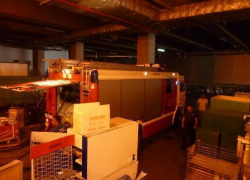 На складе одного из магазинов OZ МОЛЛ произошло возгорание