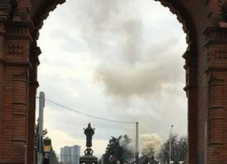 В центре Краснодара горел ресторан