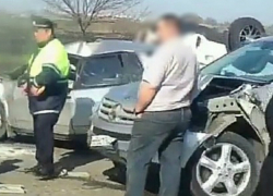 В массовой аварии на трассе с участием семи машин погибла краснодарка
