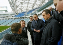 Вице-премьер Виталий Мутко провел инспекцию сочинского стадиона «Фишт» 