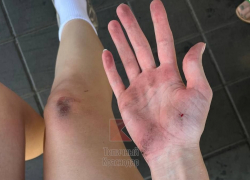 В Краснодаре девушка выпала из маршрутки возле «Галереи»