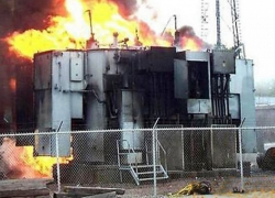 В Ейске подожгли трансформаторную подстанцию