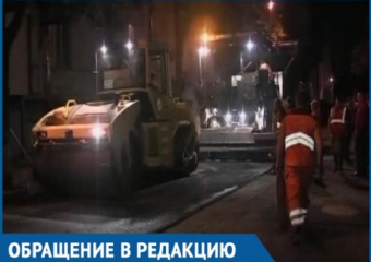 Краснодарцам мешают спать ночные дорожные работы