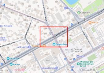 На опасном перекрестке Краснодара возле Покровских озер запретят поворот