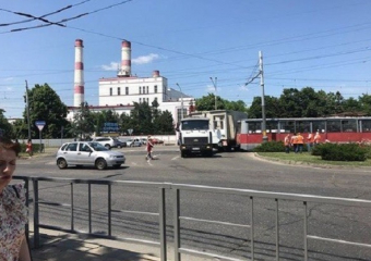 Из-за ДТП с участием трамвая в Краснодаре образовалась пробка