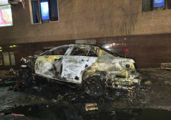 Жёсткое ДТП с загоревшейся иномаркой в Краснодаре попало на видео