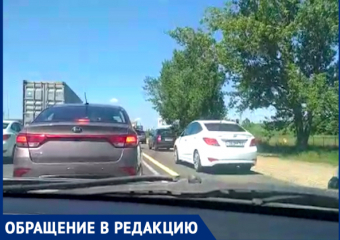 Автохамы открыли сезон пробок под Краснодаром раньше обычного
