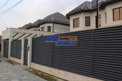 Производство заборов-жалюзи. Компания «Гибмастер»