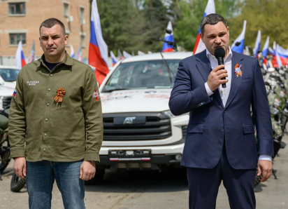 В преддверии Дня Победы бойцам СВО передали 150 единиц техники