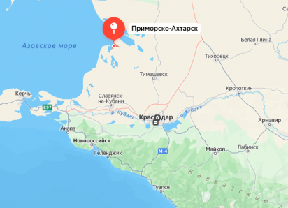 В Приморско-Ахтарске обломки БПЛА упали на жилые дома