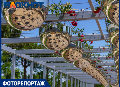 В Краснодаре показали футуристический розарий парка Галицкого