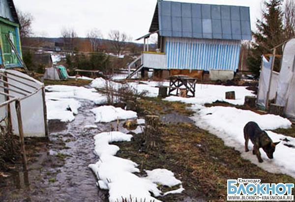 В Краснодарском крае пошел снег