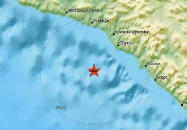 На Кубани в районе Туапсе произошло землетрясение