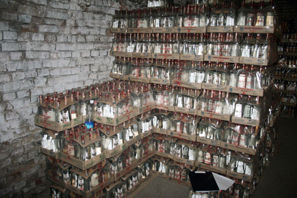 На Кубани с начала года изъяли 21 тысячу литров «паленого» алкоголя