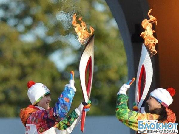 В Краснодаре изменен маршрут Эстафеты олимпийского огня