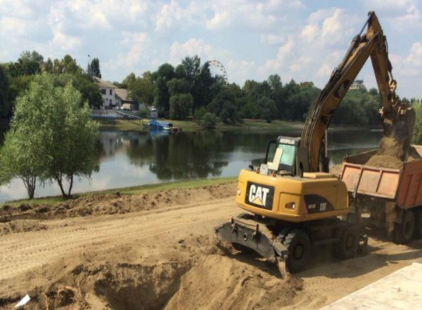 На реке Кубань впервые появится официальный пляж с тремя бассейнами