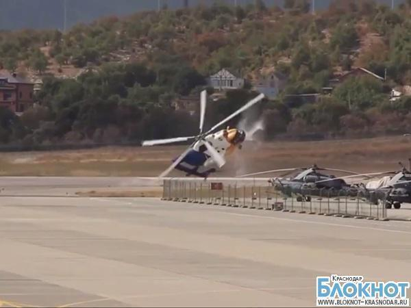 Видео с  крушением вертолета Ми-8 в Геленджике попало в Интернет