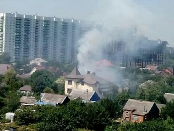 В Пашковском районе Краснодара сгорела баня