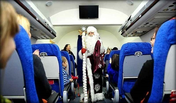 Пассажиры рейса из Краснодара в Москву отпразднуют Новый год в самолете