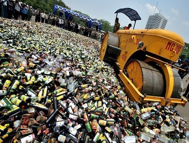 В Сочи нашли 60 тонн нелегального алкоголя