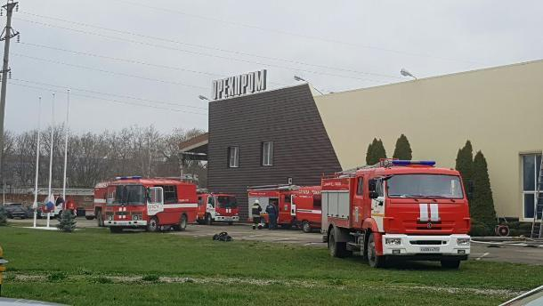 Очевидцы рассказали, как в Краснодаре ликвидировали возгорание на «Орехпроме»