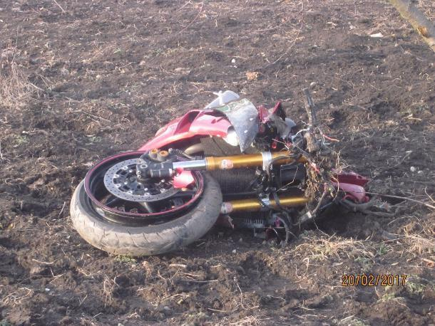 В Лабинском районе погиб  мотоциклист без прав