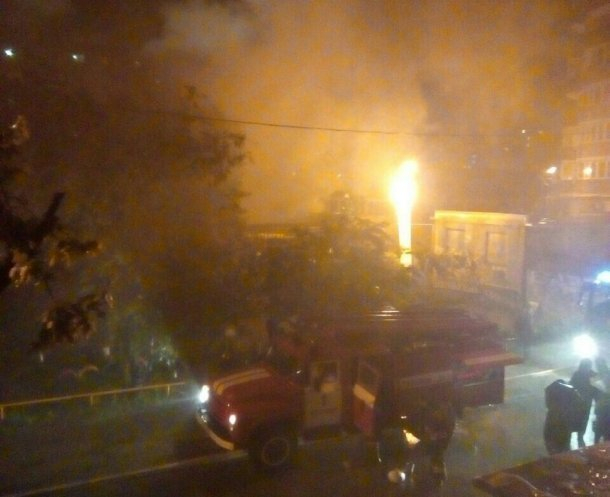 Ночью в Краснодаре сгорел гаражный кооператив